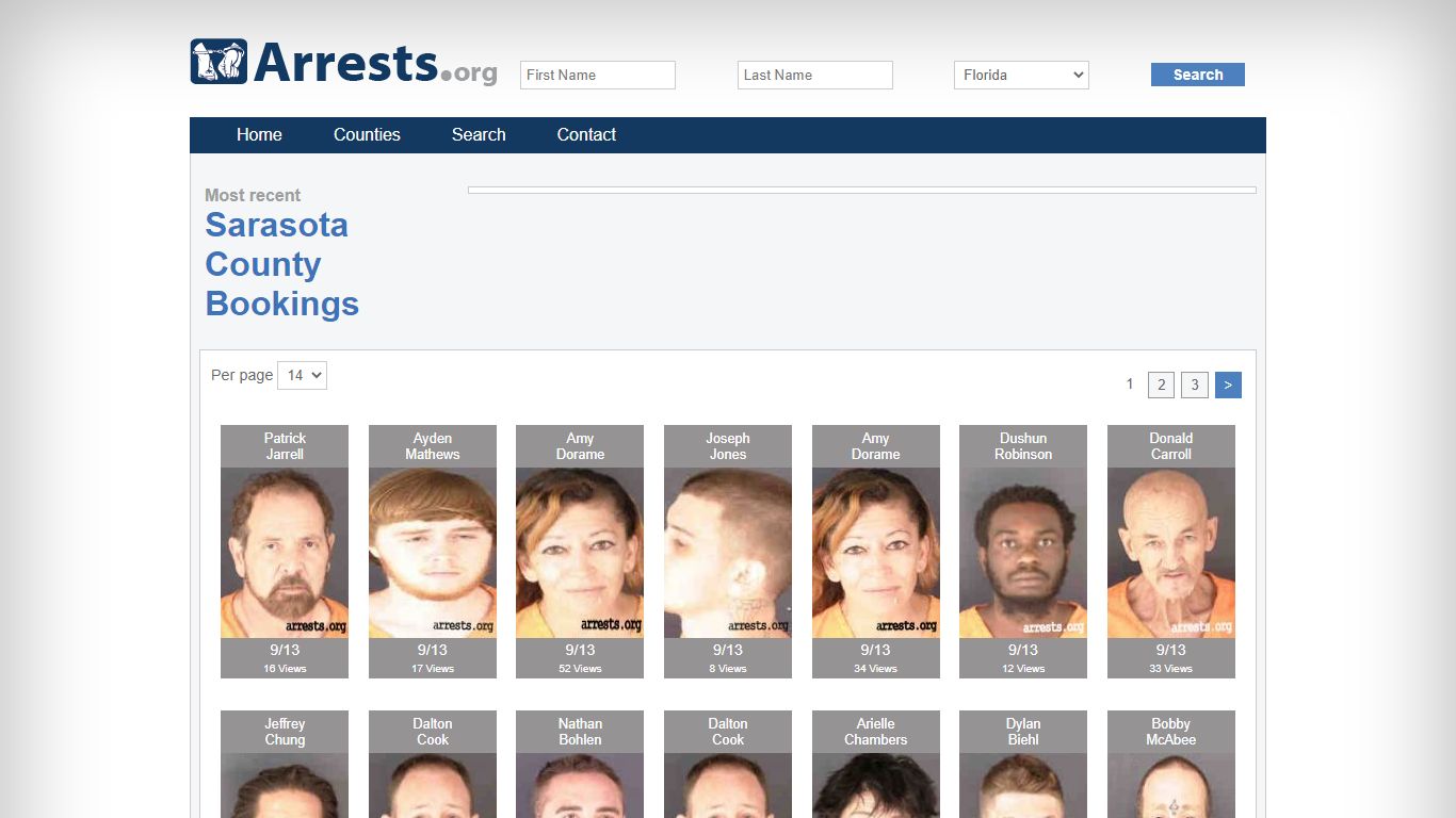Sarasota County Arrests and Inmate Search